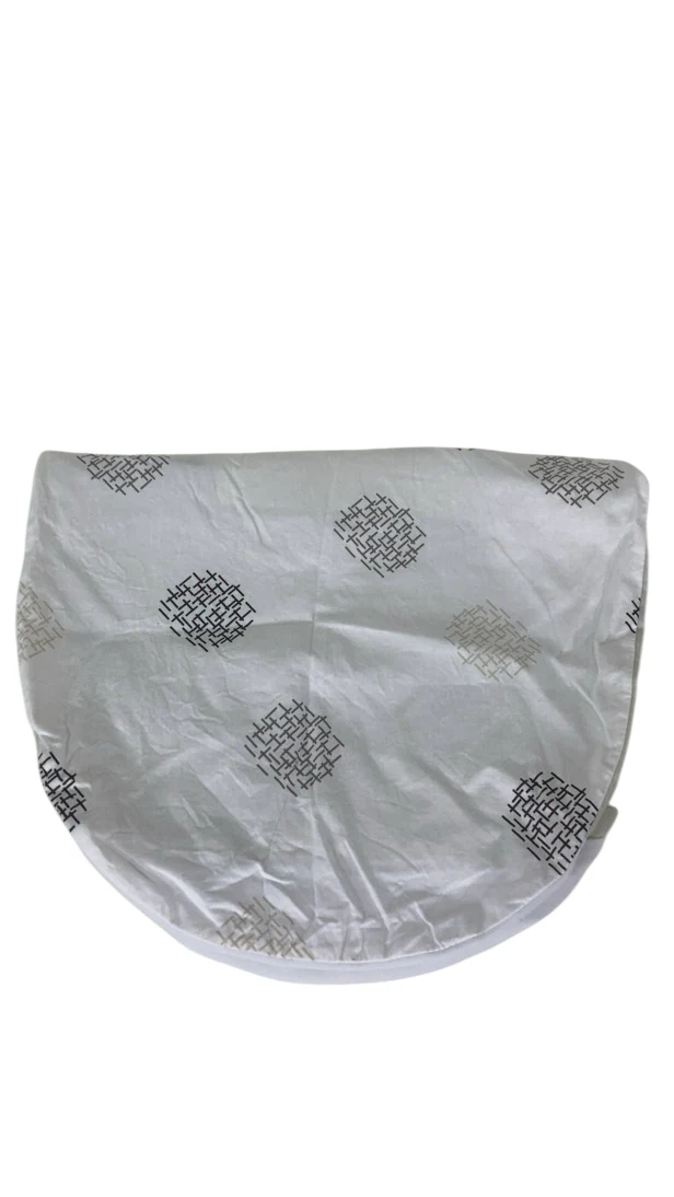 4moms MamaRoo Sleep Bassinet Sheet, White Crosshatch - Image 2