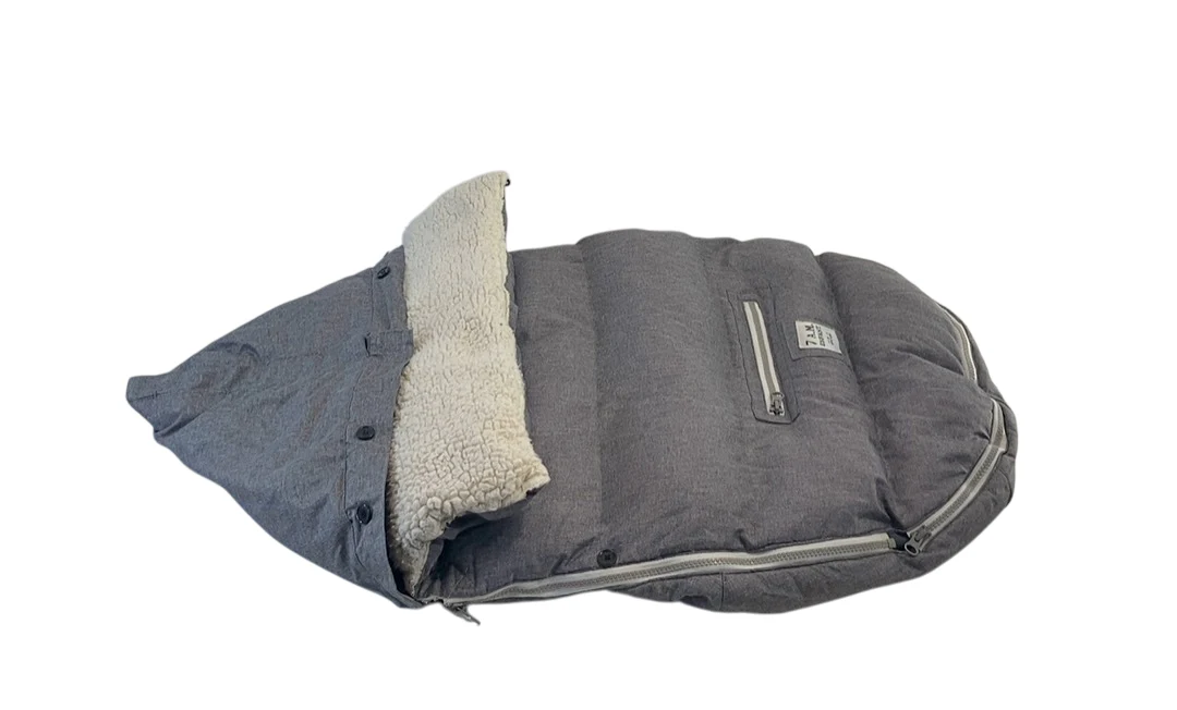 7 A.M. Enfant LambPOD Stroller and Car Seat Footmuff, Heather grey, Small/Medium - Image 2