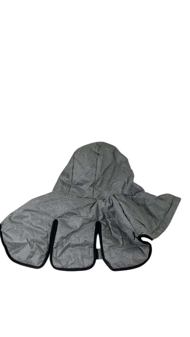 7 A.M. Enfant Pookie Poncho, Metallic Grey - Image 8