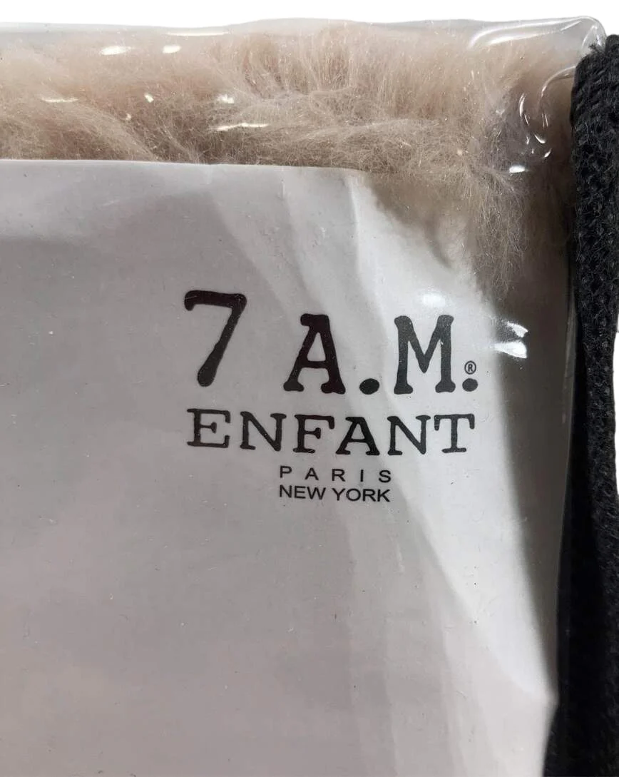 7 A.M. Enfant Warmmuffs, Black Polar - Image 4