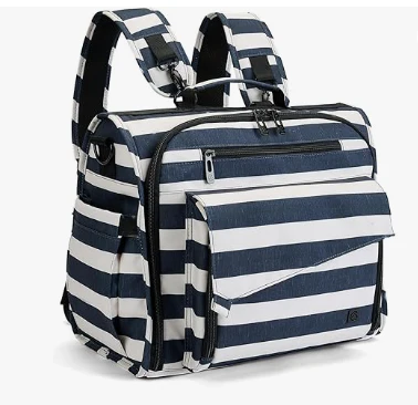 ALLCAMP Large Diaper Bag, Blue White - Image 7