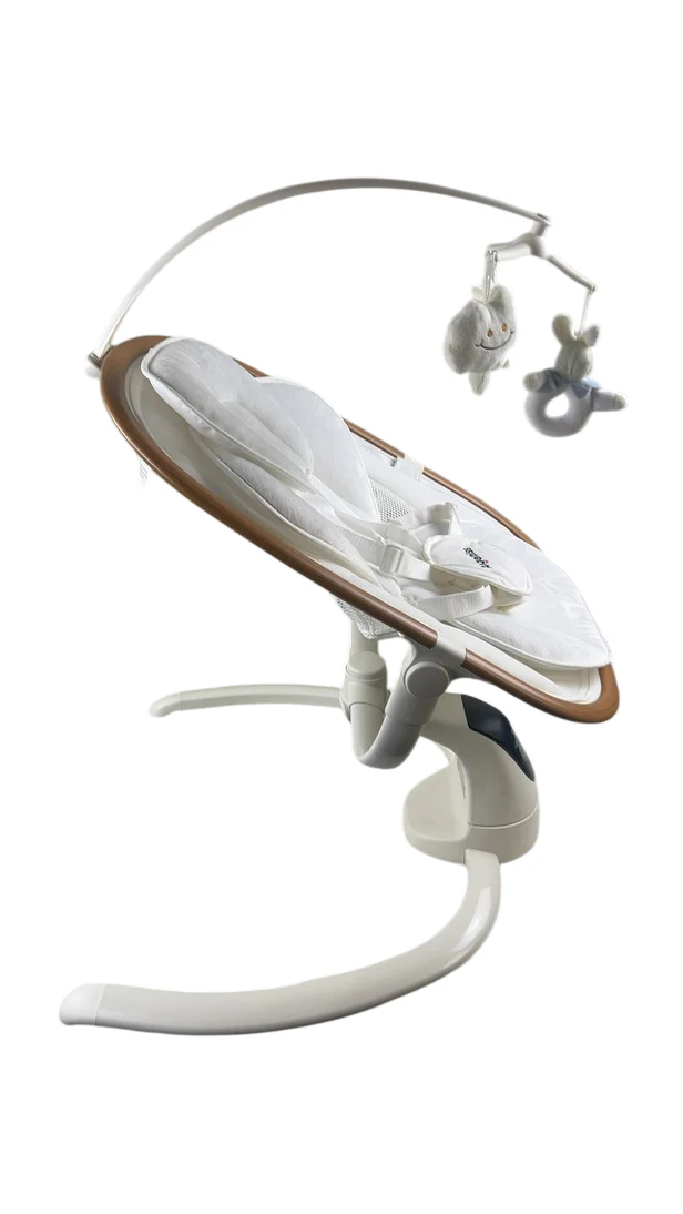 Angelbliss Electric Baby Swing with Cry Detection, White - Image 2