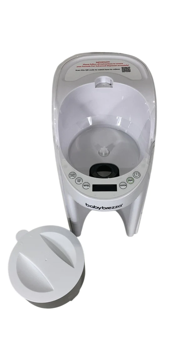 Baby Brezza Formula Pro Advanced Baby Formula Dispenser, White on White - Image 3