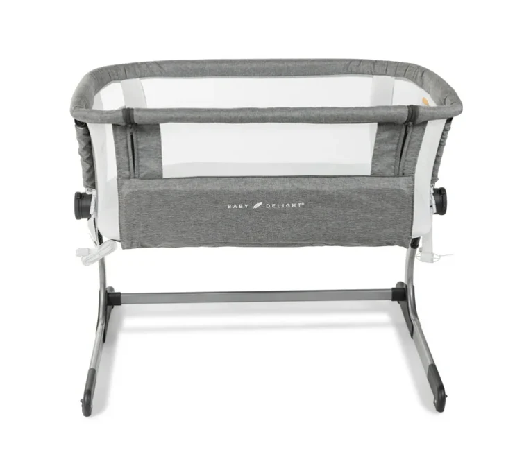 Baby Delight Beside Me Dreamer Bassinet & Bedside Sleeper, Charcoal Tweed - Image 2