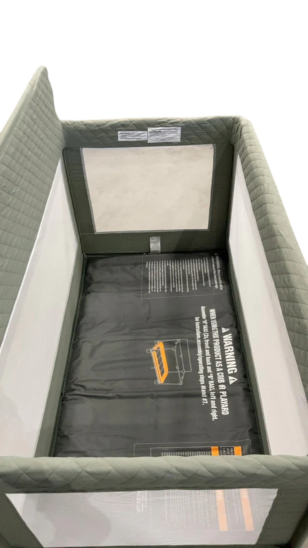 Baby Delight Lunaire Full Size Mesh Crib and Playard, Sage - Image 5