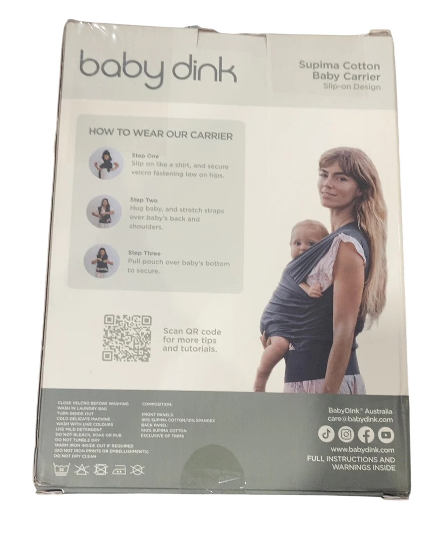 Baby Dink No-Wrap Baby Carrier, Blossom - Image 3
