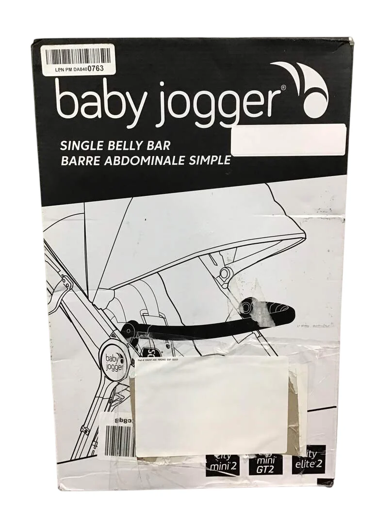 Baby Jogger Belly Bar for City Mini 2, City Mini GT2 and City Elite 2, Black - Image 2
