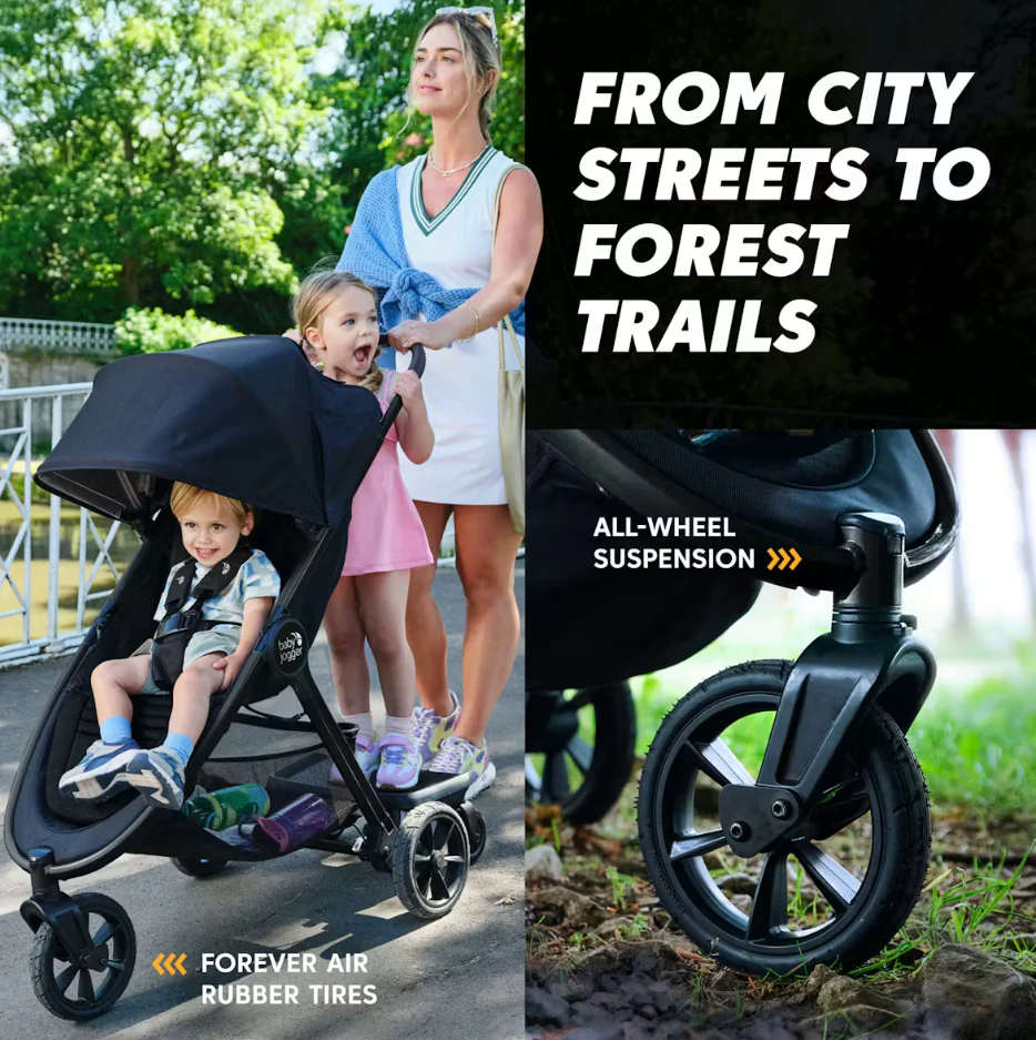 Baby Jogger City Mini GT3 Stroller, 2025, Rich Black - Image 2