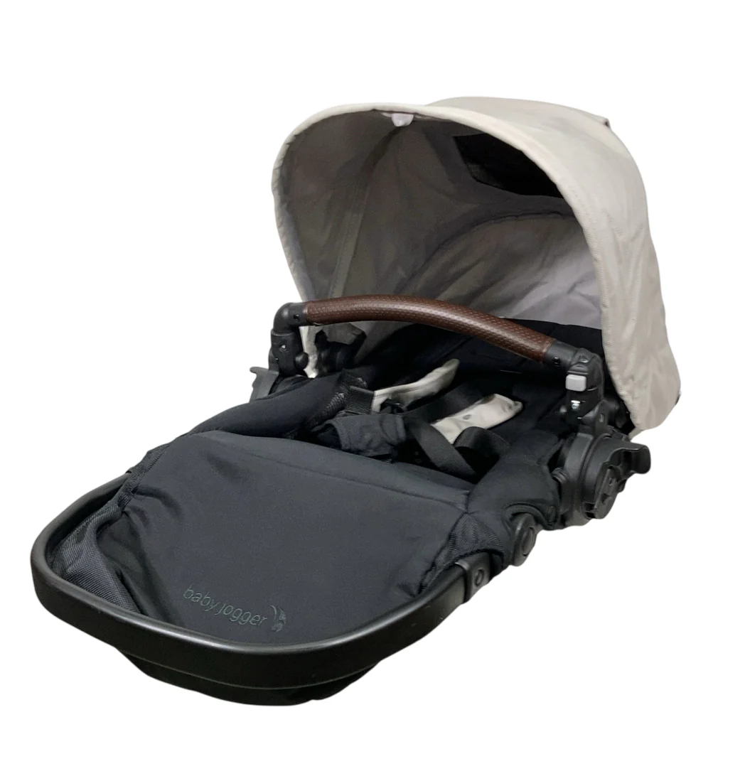 Baby Jogger City Select 2 Second Seat Kit, Eco Collection - Frosted Ivory