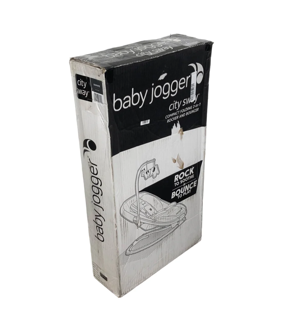 Baby Jogger City Sway 2-In-1 Rocker And Bouncer, Graphite - Image 3