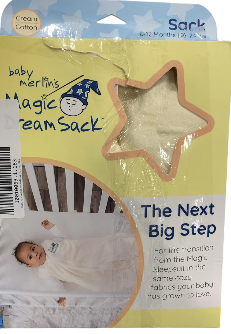 Baby Merlin's Magic Dream Sack, Cream, Small (6-12 months) - Image 2