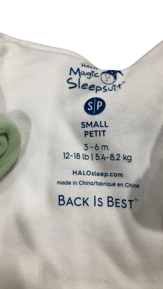 Baby Merlin's Magic Sleepsuit, Cotton, Sage Green, Small 3-6 Months - Image 4