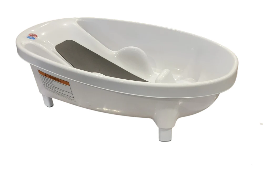 Baby Patent Forever Warm Warming Baby Bathtub, White - Image 2