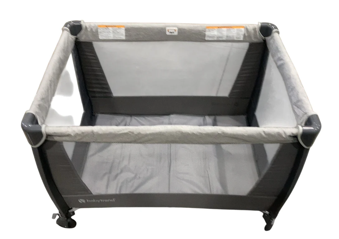 Baby Trend Simply Smart Nursery Center Playard, 2.0, Shale Gray - Image 2