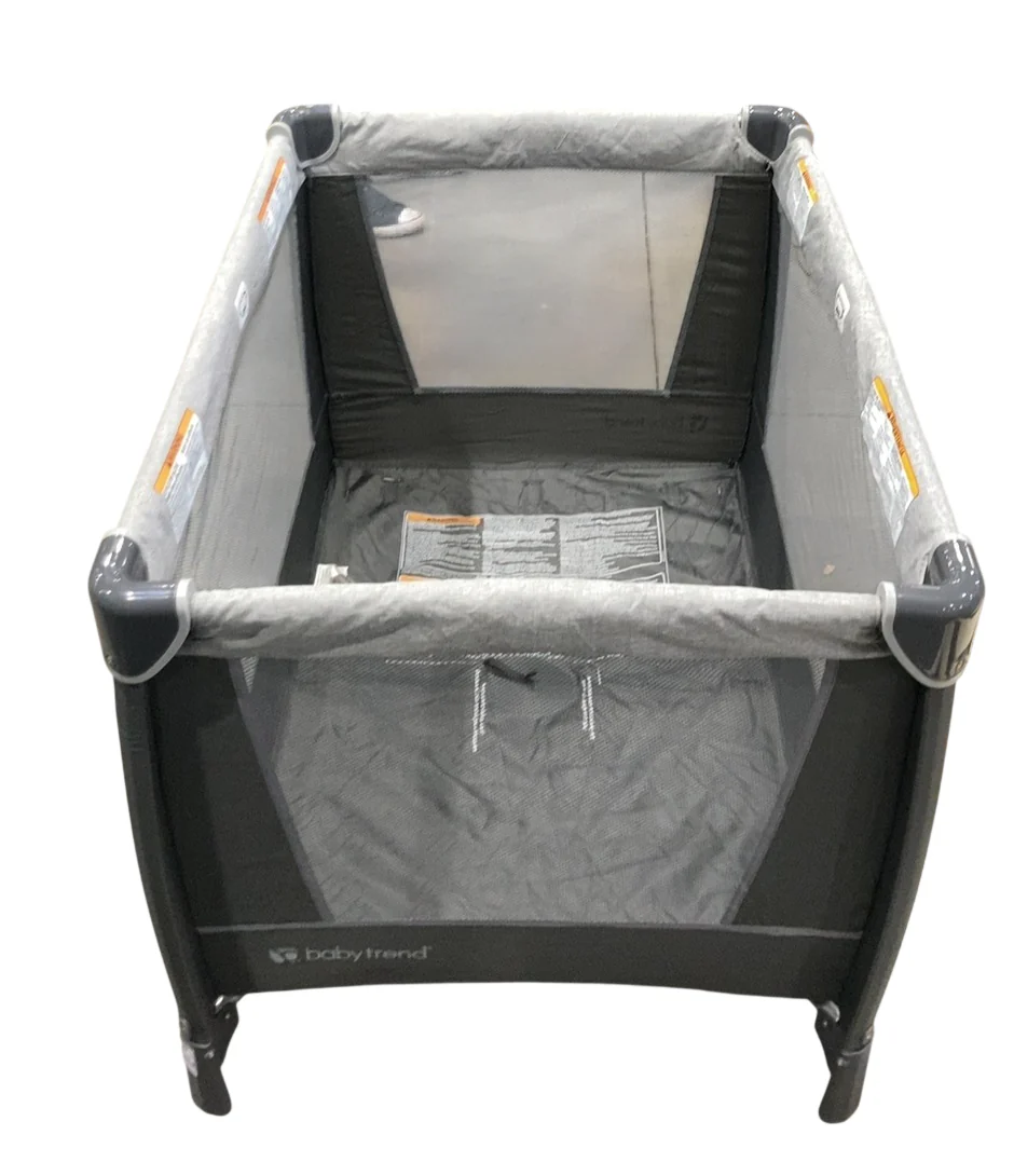 Baby Trend Simply Smart Nursery Center Playard, 2.0, Shale Gray - Image 2