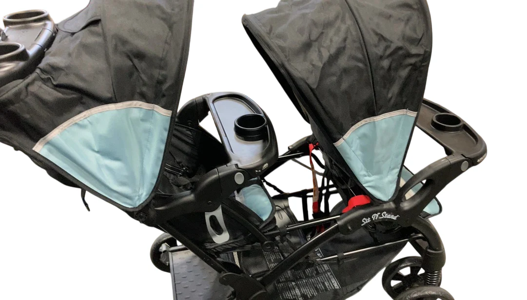 Baby Trend Sit N Stand Double Stroller, 2023, Desert Blue - Image 3