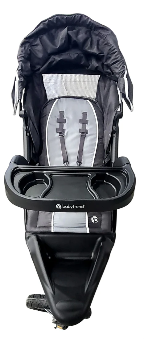Baby Trend XCEL-R8 PLUS Jogging Stroller with LED Lights, Liberty Grey - Image 3