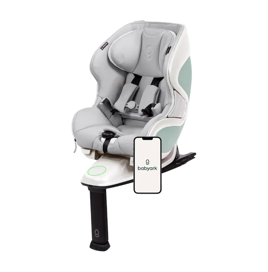 Babyark Smart Convertible Car Seat, 2025, Eggshell White/Glacier Ice