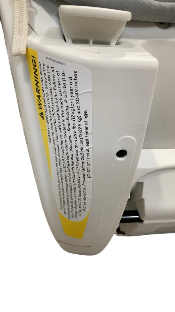 Babyark Smart Convertible Car Seat, 2025, Eggshell White/Glacier Ice - Image 5