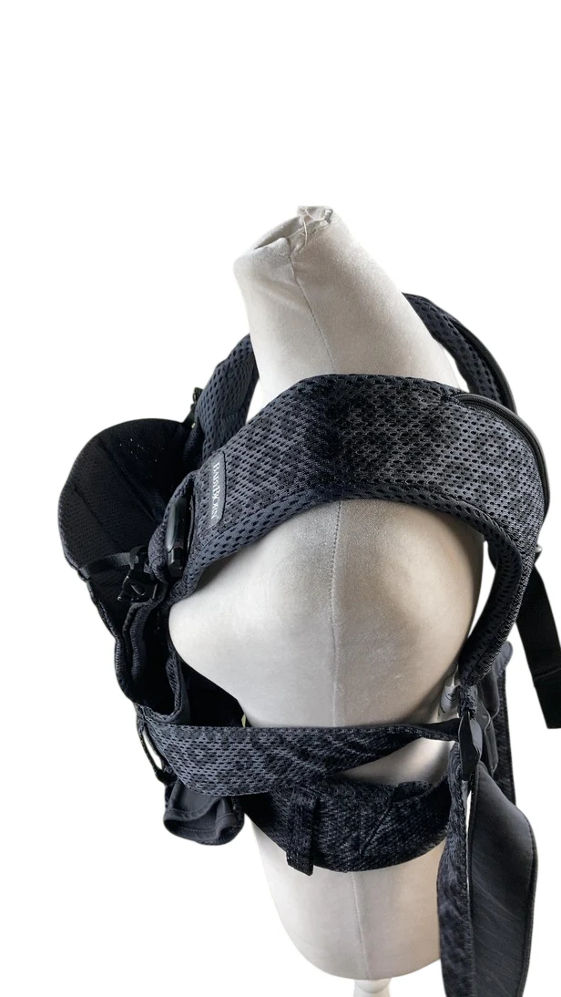 BabyBjorn Baby Carrier One Air 3D Mesh, Anthracite/Leopard - Image 4