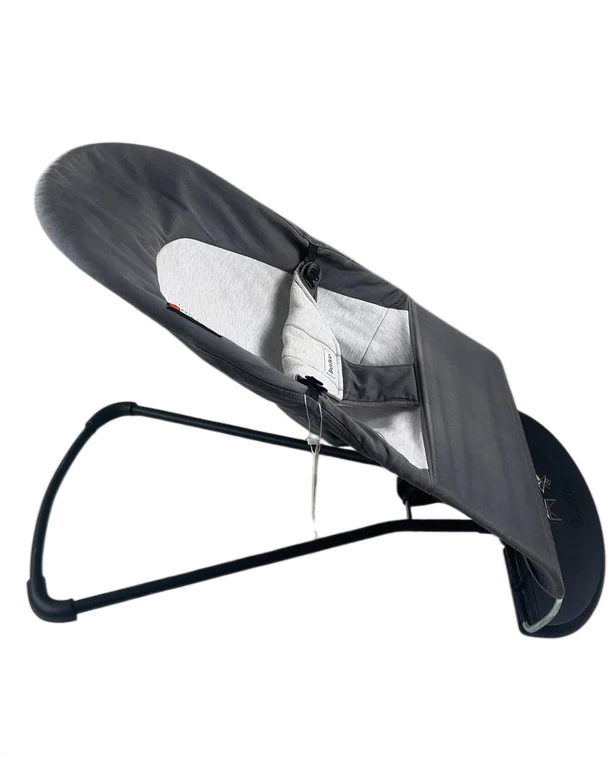 BabyBjorn Bouncer Balance Soft, Black Frame, Dark Gray/Gray - Image 3