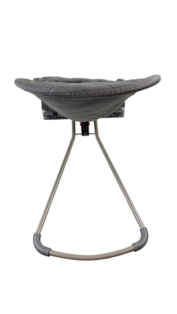 BabyBjorn Bouncer Bliss, Anthracite Cotton Classic Quilt, Dark Gray - Image 3
