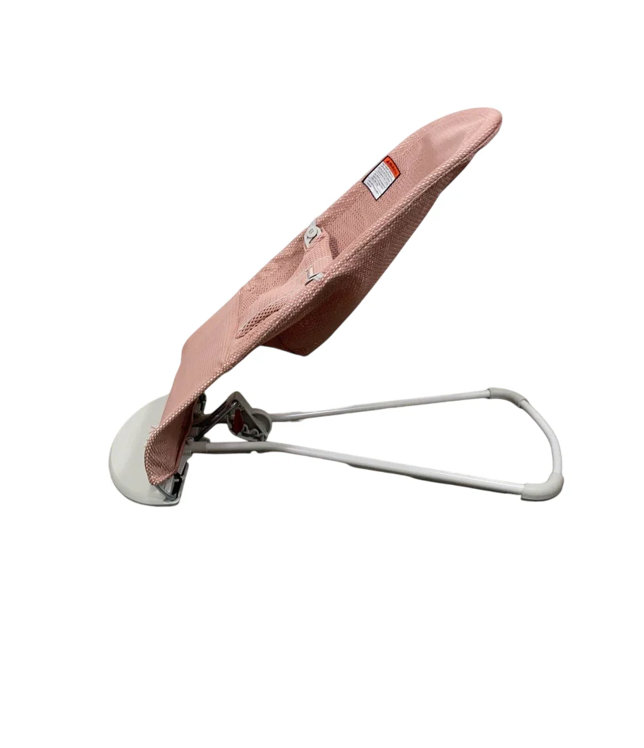 BabyBjorn Bouncer Bliss, Dusty Pink Mesh, Light Gray Frame - Image 2