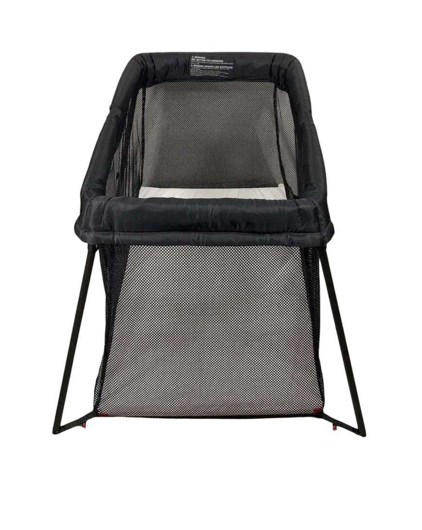 BabyBjorn Travel Crib Light Bundle with Fitted Sheet, Black - Image 4