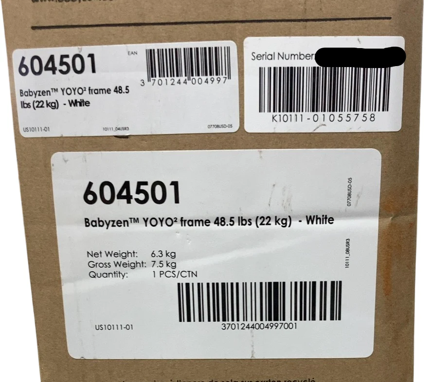 Babyzen YOYO2 Stroller Frame, 2022, White - Image 3