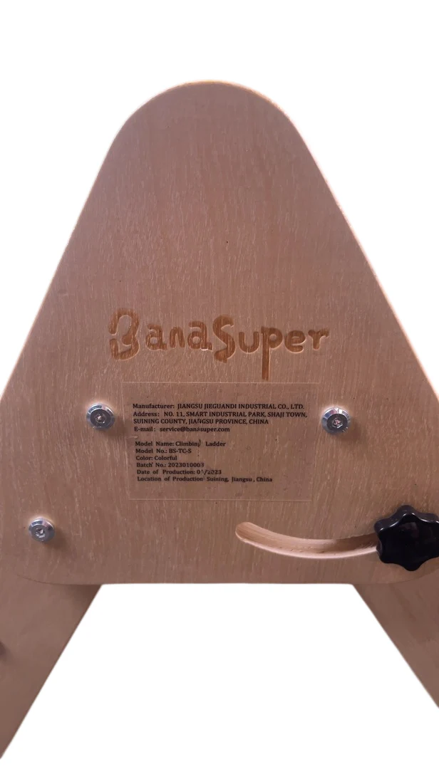 BanaSuper Toddler Climbing Triangle Ladder with Ramp & Arch, Medium Rainbow - Image 7