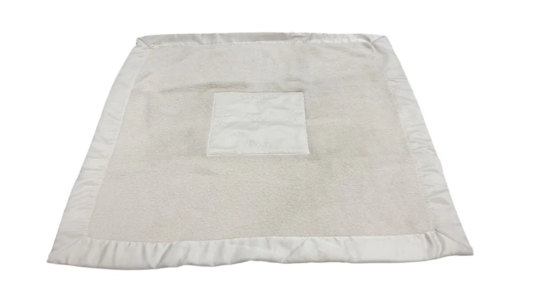 Barefoot Dreams CozyChic Satin Trim Receiving Blanket, Pink - Image 2