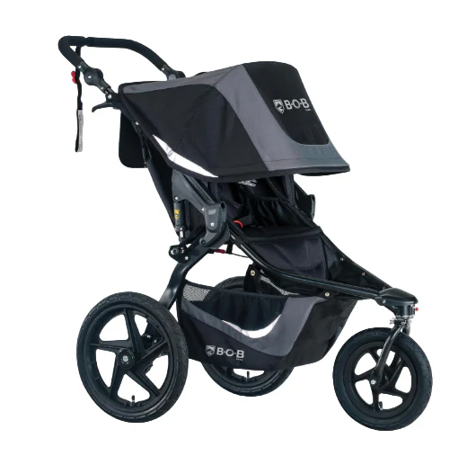 BOB Revolution Flex 3.0 Single Jogging Stroller, Graphite Black, 2025