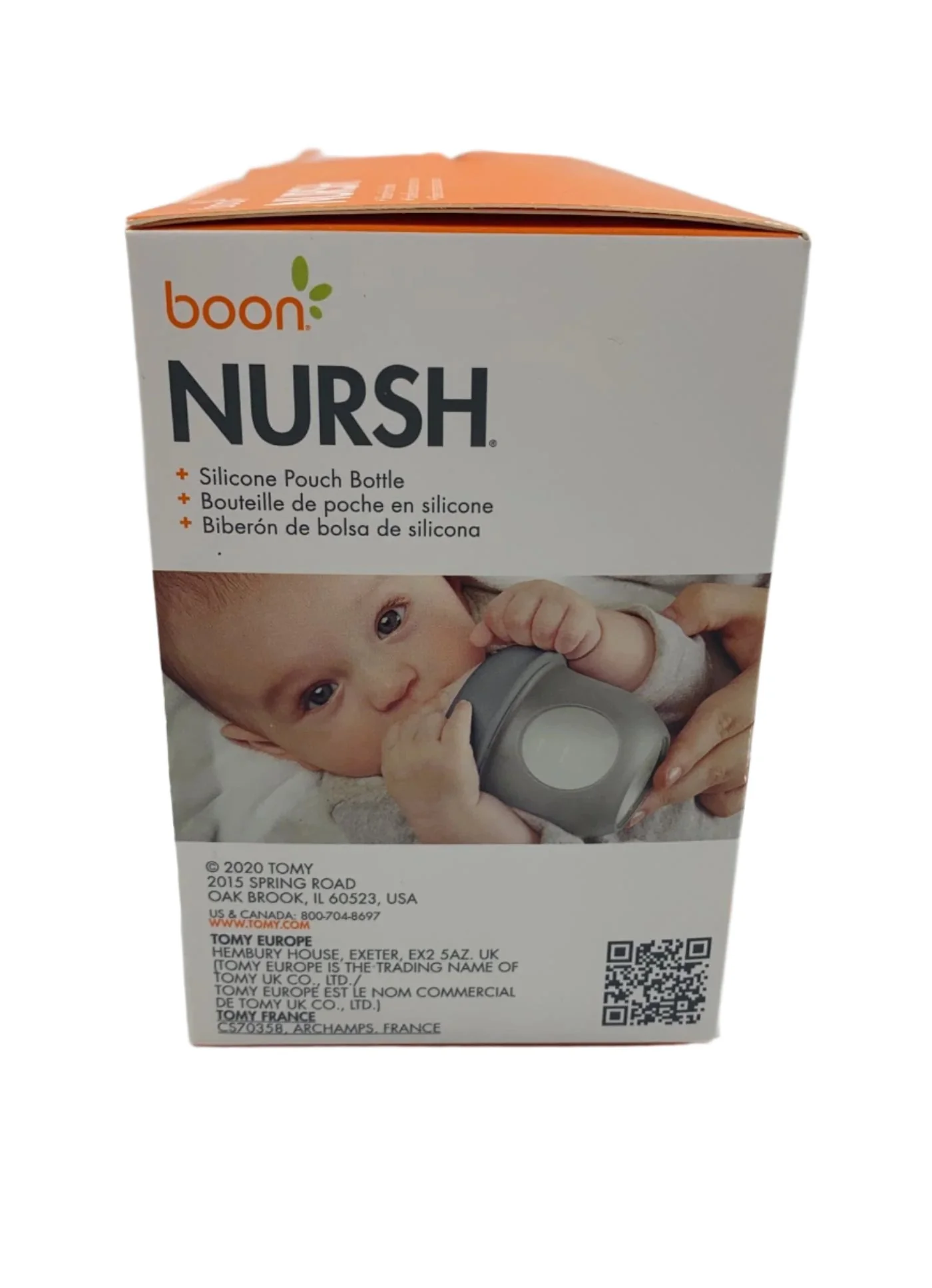 Boon Nursh Bottles 3 Pack, Slow, Grey, 4oz - Image 2