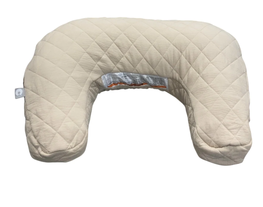 Boppy Luxe Feeding and Infant Support Pillow, Oatmeal Quilted - Image 2