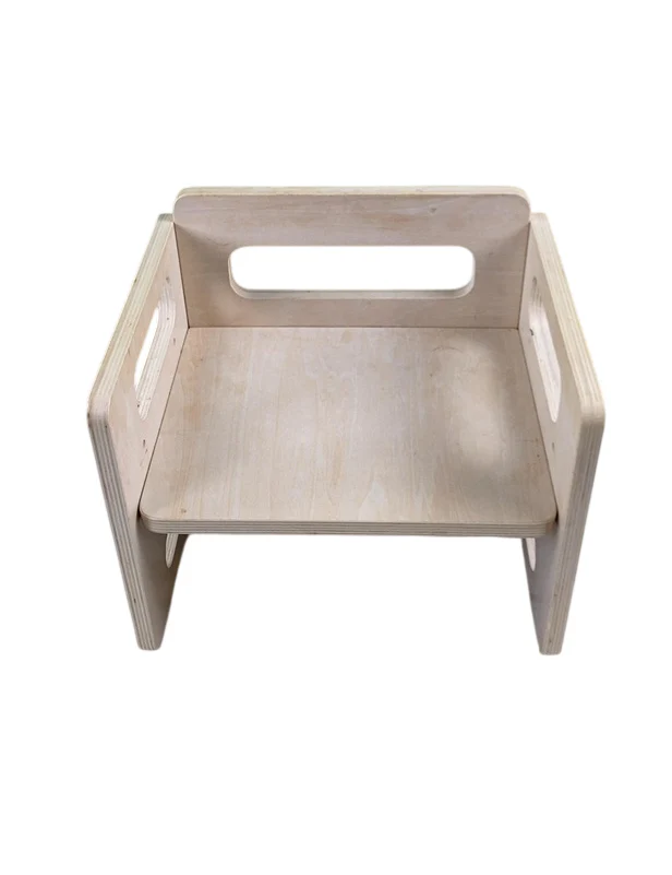 Bpmfkid Montessori Weaning Table and Chair Set, Wooden - Image 7