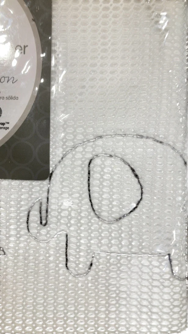 Breathable Baby Mesh Crib Liner, Elephants, Full Size/4 Sides - Image 3
