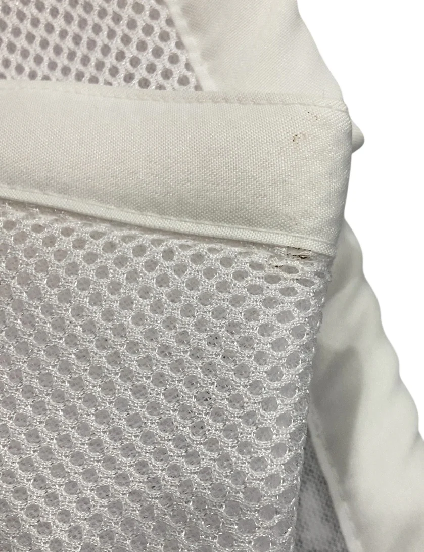 Breathable Baby Mesh Crib Liner, Full Size/4 Sides, White - Image 4