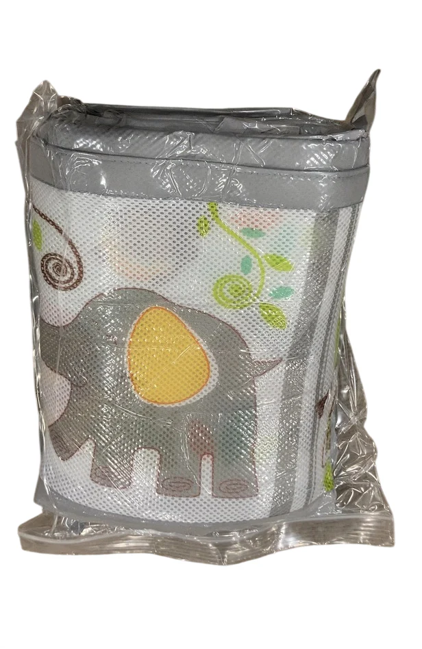 Breathable Baby Mesh Crib Liner, Jungle Buddies - Image 3