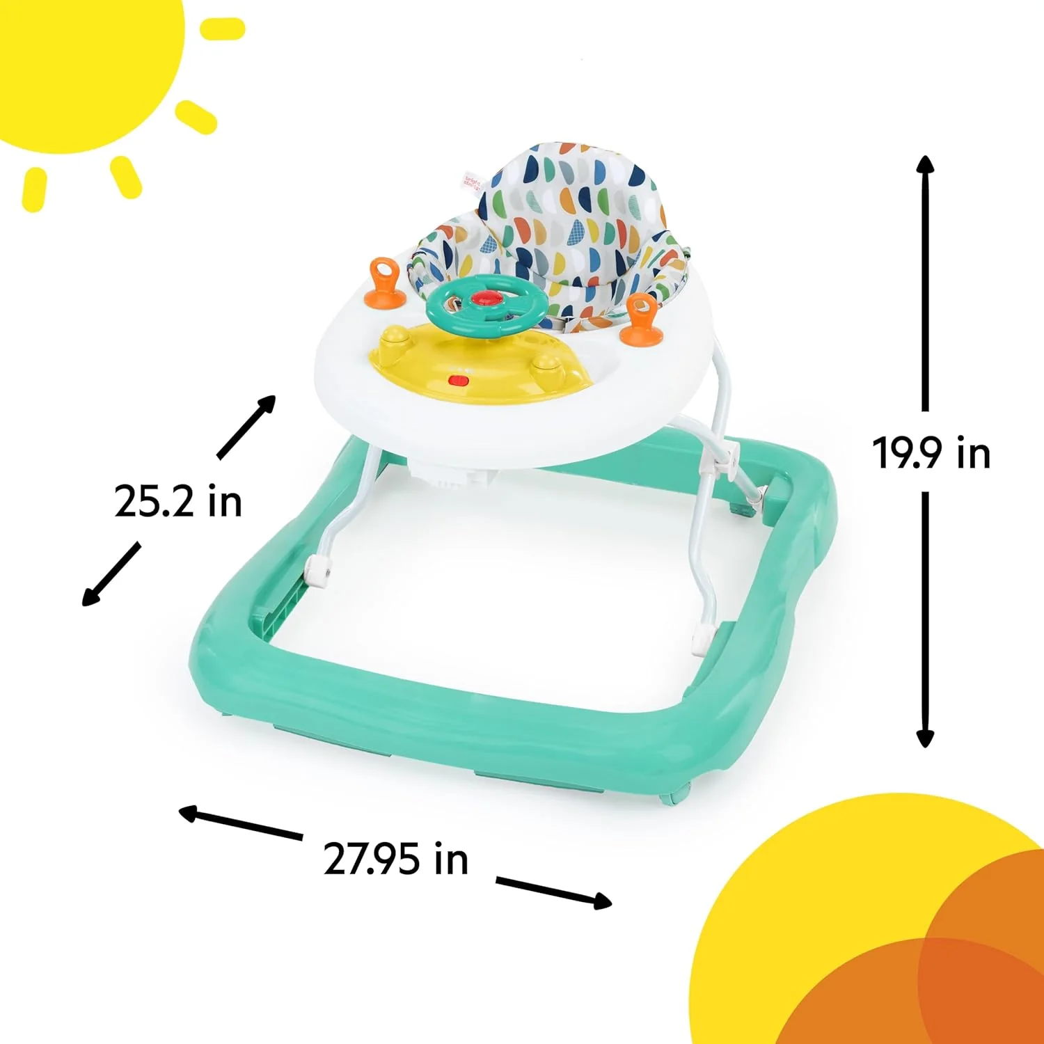 Bright Starts Ready to Roll Lights & Sounds Walker, Multicolor - Image 6