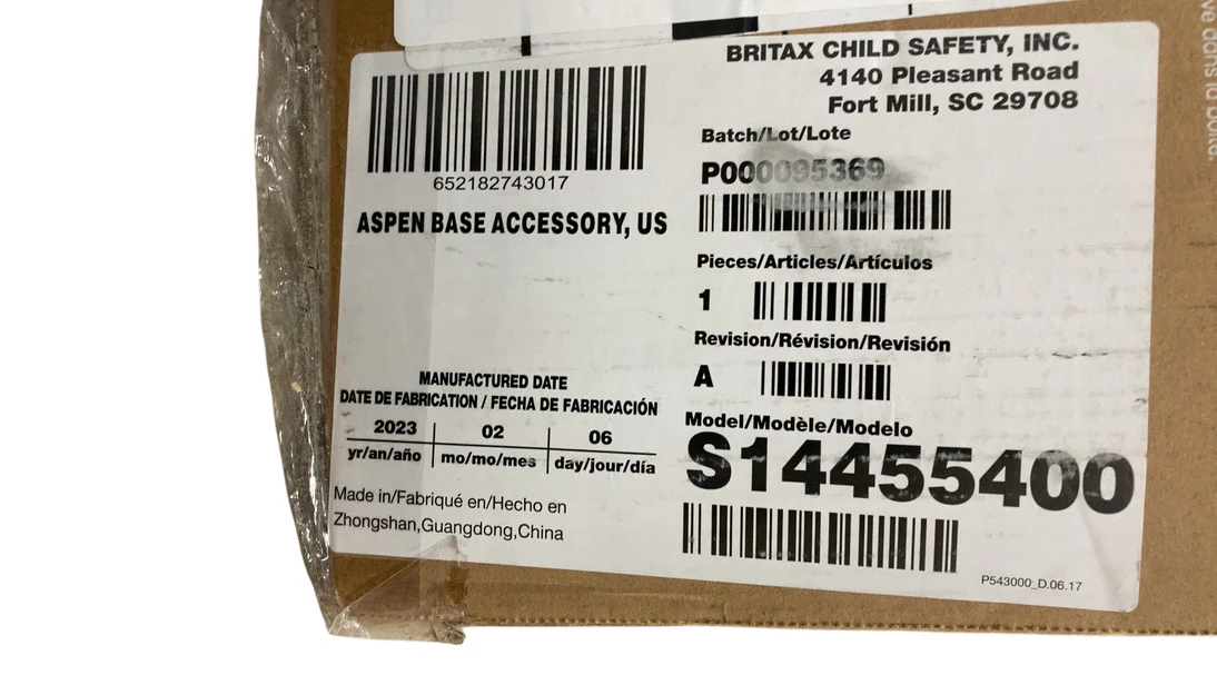 Britax Aspen Infant Car Seat Base, 2023 - Image 4
