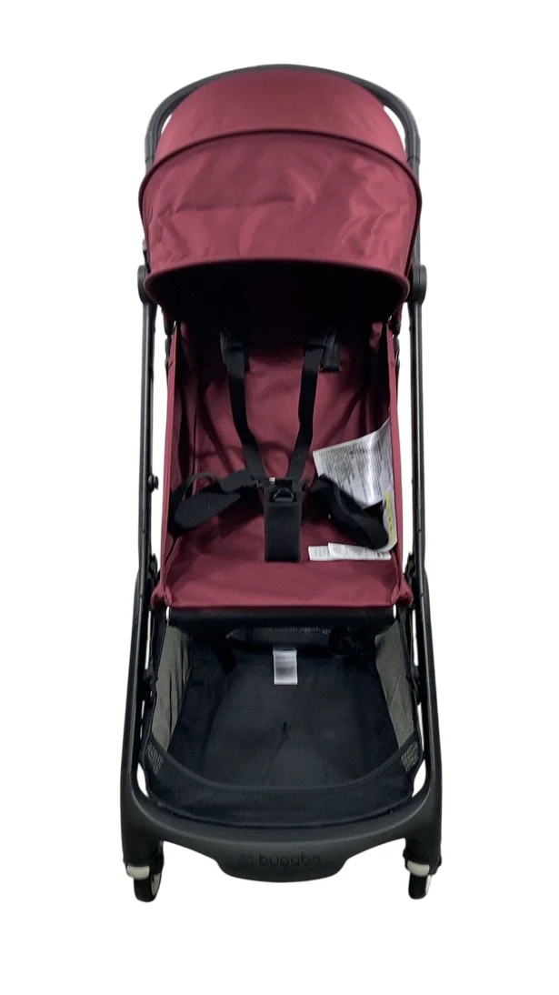 Bugaboo Butterfly Stroller, 2024, Black, Dark Cherry, Dark Cherry - Image 4