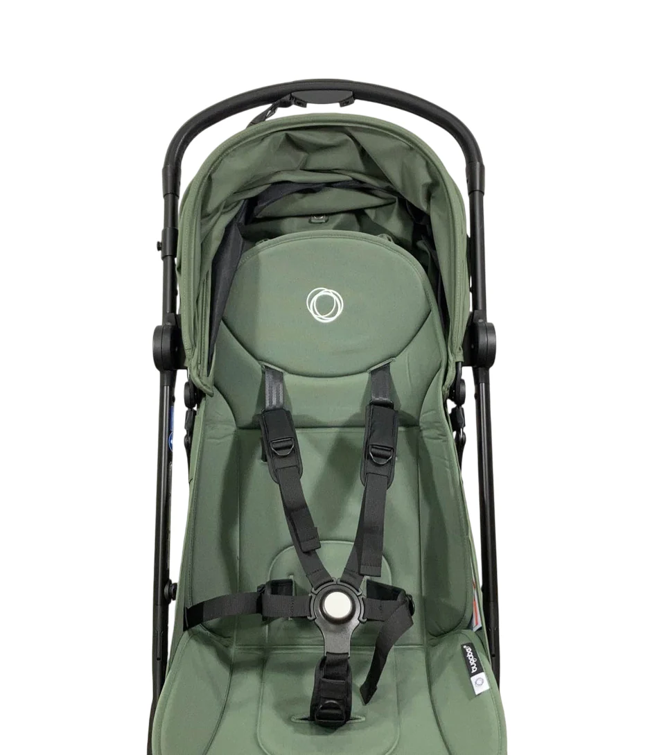 Bugaboo Butterfly Stroller, 2024, Black, Forest Green, Forest Green - Image 7