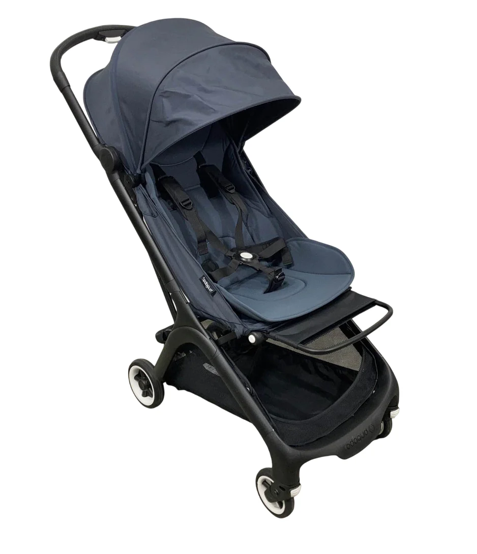 Bugaboo Butterfly Stroller, 2024, Black, Stormy Blue, Stormy Blue - Image 2