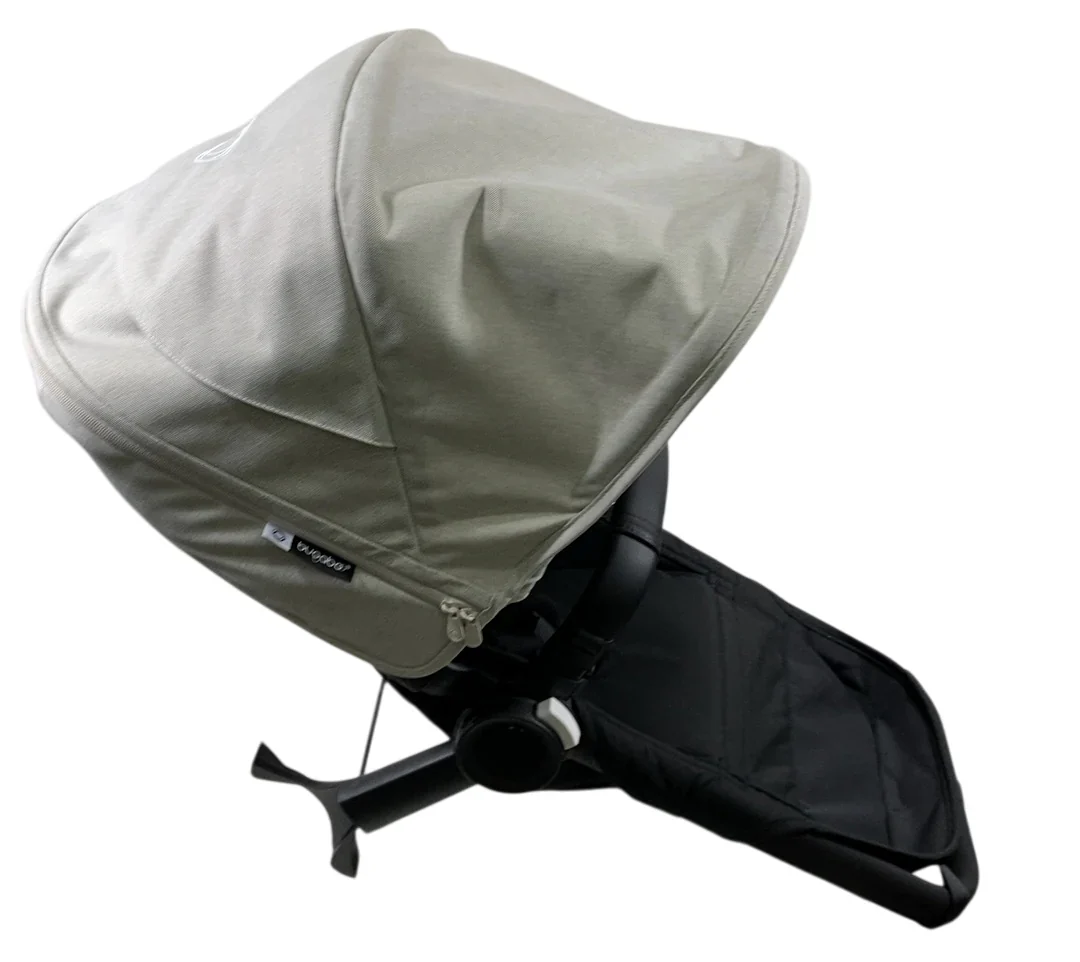 Bugaboo Donkey 5 Duo Extension Set, Black, Midnight Black, Misty White, 2025, with Canopy - Image 2