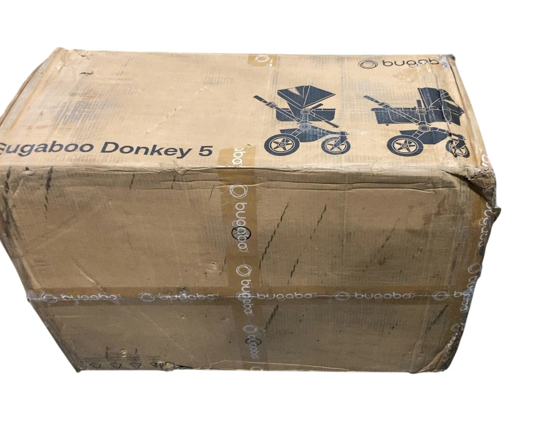 Bugaboo Donkey 5 Mono Stroller, 2024, Black, Midnight Black, without Canopy - Image 3