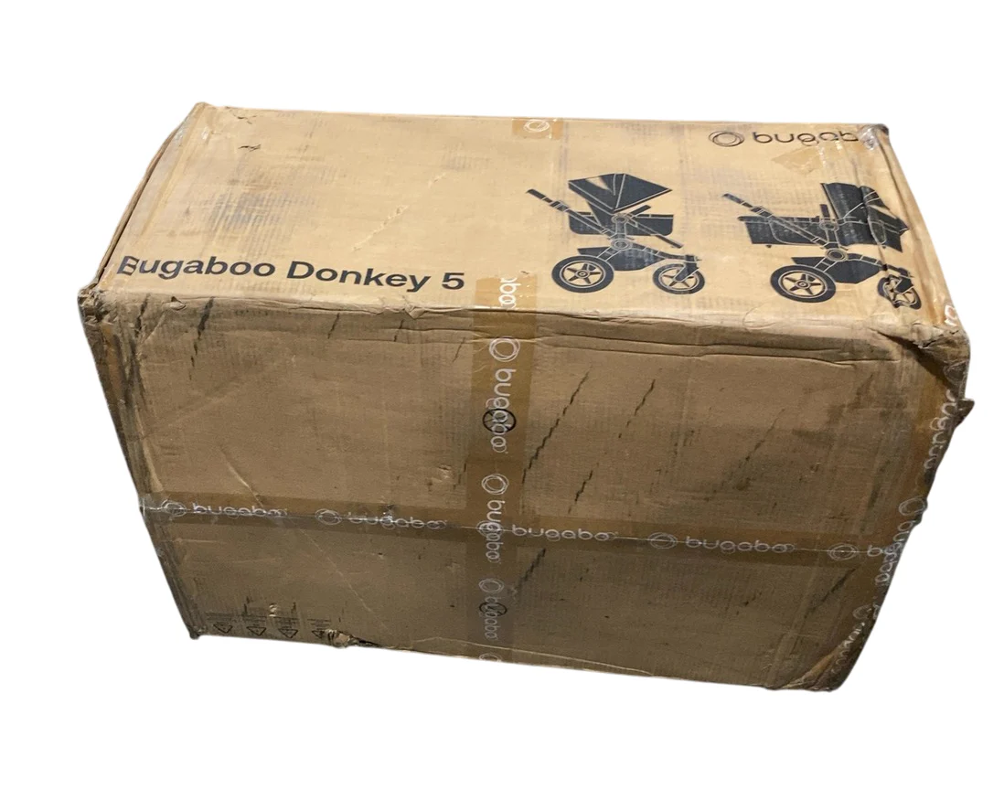 Bugaboo Donkey 5 Mono Stroller, 2024, Black, Midnight Black, without Canopy - Image 4