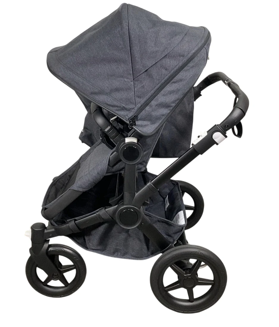 Bugaboo Donkey 5 Mono Stroller, Black, Washed Black, Washed Black, 2025 - Image 3