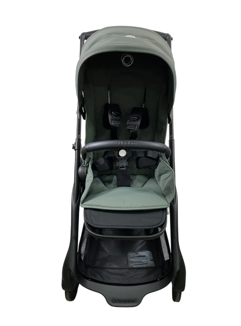 Bugaboo Dragonfly Bassinet and Seat Stroller, 2025, Black, Forest Green, Forest Green - Image 4
