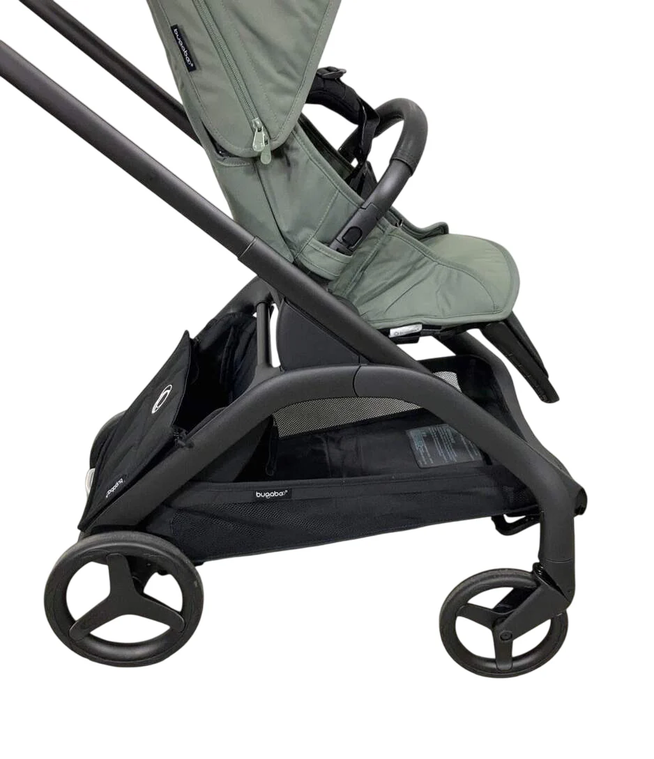Bugaboo Dragonfly Stroller, 2023, Black, Forest Green, Forest Green - Image 7