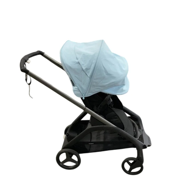 Bugaboo Dragonfly Stroller, 2023, Graphite, Midnight Black, Skyline Blue - Image 2
